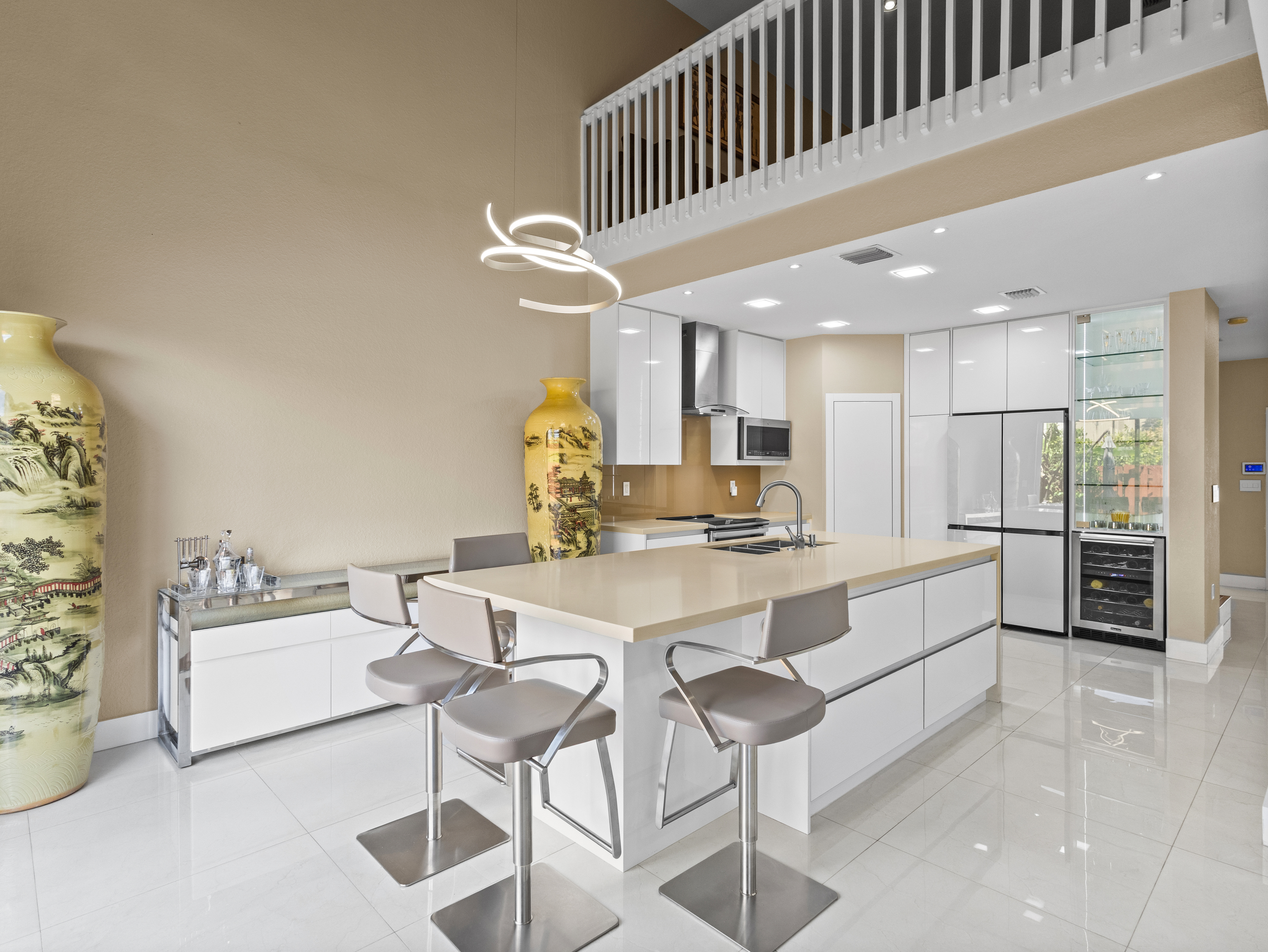 Primary suite in a fully renovated Doral coach home